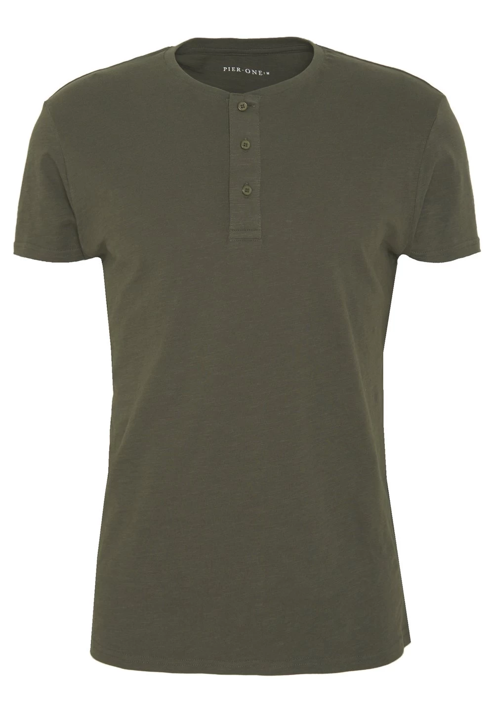 Pier One Prix Gelé T-shirt Basique T-shirts Col Tunisien Homme 5 Pier One Prix Gelé T-shirt Basique T-shirts Col Tunisien Homme – Image 5