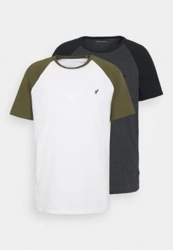 Prix Dégriffé Pier One 2 PACK – T-shirt Basique T-shirts Col Rond Homme -Fashion Soldes 089090e333ec455d9a57fcacffdde303