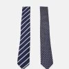 En Remise Pier One 2 PACK – Cravate Cravates Et Nœuds Papillon Rayures Homme