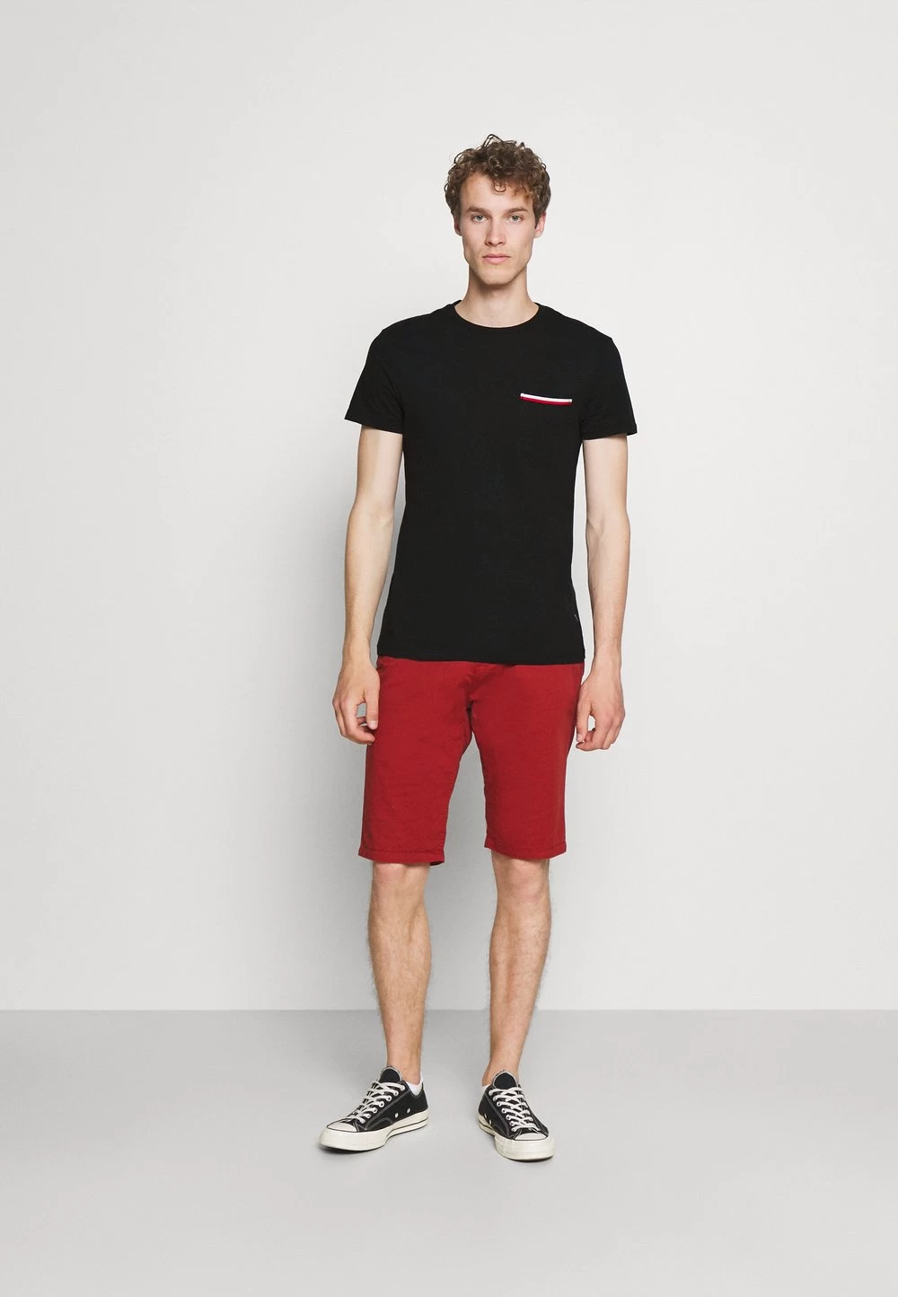 Pas Cher Pier One T-shirt Basique T-shirts Col Rond Homme 2 Pas Cher Pier One T-shirt Basique T-shirts Col Rond Homme – Image 2