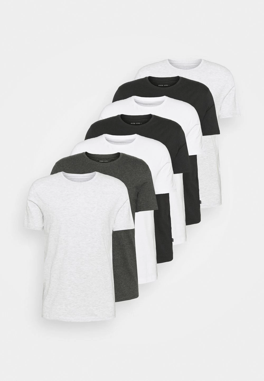 Pier One T-shirt Basique Bonne Qualité T-shirts Col Rond Homme 7 Pier One T-shirt Basique Bonne Qualité T-shirts Col Rond Homme – Image 7