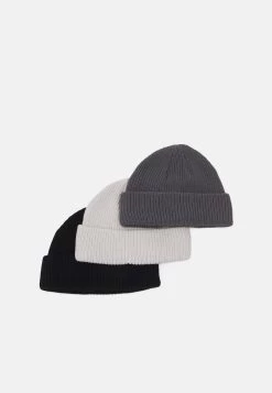 Pier One 3 PACK UNISEX – Bonnet Qualité Garantie Casquettes, Bonnets Et Chapeaux Couleur Unie