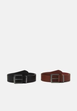 Prix De Lancement Pier One 2 PACK – Ceinture Ceintures Boucle Ardillon Homme