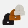 Pier One 3 PACK UNISEX – Bonnet Meilleure Qualité Casquettes, Bonnets Et Chapeaux Couleur Unie