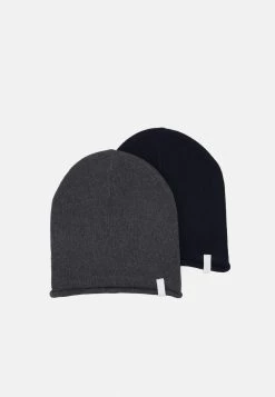 Pier One 2 PACK – Bonnet Prix De Rêve Casquettes Et Bonnets Chiné Homme
