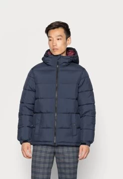 Produit De Première Qualité Pier One BASIC PUFFER JACKET WITH CONTRAST HOOD – Veste D’hiver Vestes Capuche Homme