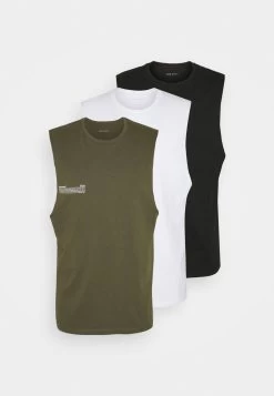 Pier One 3 PACK – Débardeur Prix De Lancement T-shirts Col Rond Homme -Fashion Soldes 42d7ecd4135645fca47e4b8434a9c048