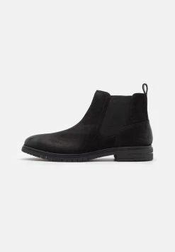 Remise En Ligne Pier One LEATHER – Bottines Bottes Rond Homme