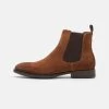 Pier One Prix Allégé LEATHER – Bottines Bottes Rond Homme