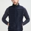 Pier One Authentique 100% Veste Sans Manches Vestes Col Doublé Homme
