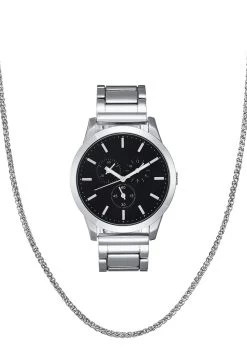 Pier One SET – Montre Prix Sympa Montres Et Bijoux Couleur Unie Homme