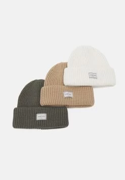 Pier One 3 PACK UNISEX – Bonnet Prix Légers Casquettes, Bonnets Et Chapeaux Couleur Unie