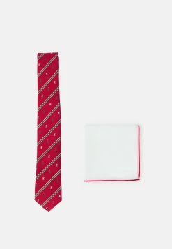 Pier One Qualité Garantie 100% CHRISTMAS GIFT SET – Cravate Cravates Et Nœuds Papillon Rayures Homme