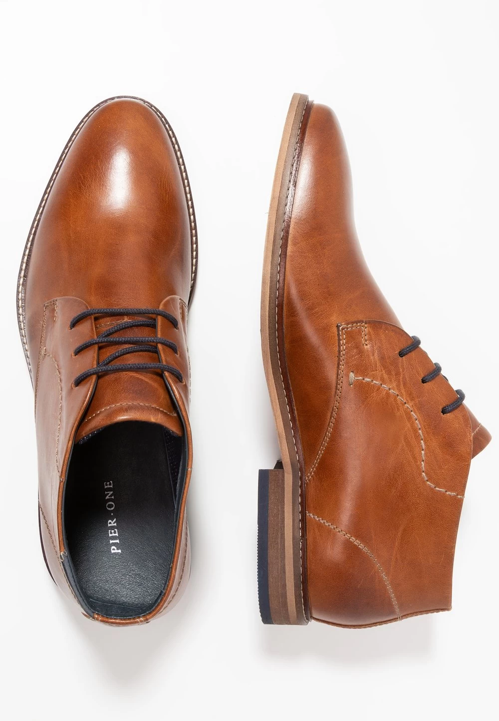 Pier One Prix Discount LEATHER – Derbies & Richelieus Chaussures De Ville Rond Homme 2 Pier One Prix Discount LEATHER – Derbies & Richelieus Chaussures De Ville Rond Homme – Image 2