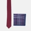Discount En Ligne Pier One SET – Cravate Pochettes De Costume Carreaux Homme