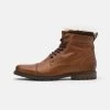 Pier One Authentique 100% Bottines à Lacets Bottes Rond Homme