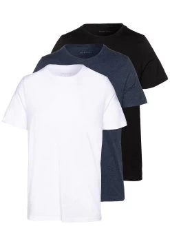 Pier One 3 PACK – T-shirt Basique – Black/ White Prix Gelé T-shirts Col Rond Homme -Fashion Soldes 9a7be9f8e1a446199ff4f3bca527601a 6