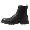 Pier One LEATHER – Bottines à Lacets Haute Qualité Bottes Rond Homme