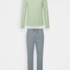 Pier One Bas Prix Pyjama – Light Green/blue Pyjamas Haute Homme