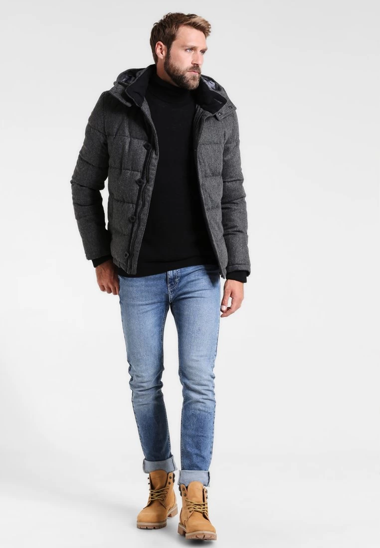 Pier One Faible Prix HOODED – Veste D’hiver Vestes Col Doublé Homme 2 Pier One Faible Prix HOODED – Veste D’hiver Vestes Col Doublé Homme – Image 2