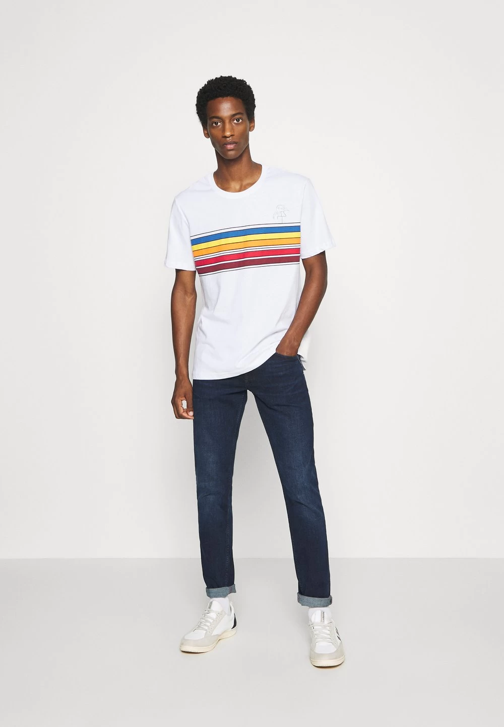 Pier One Première Qualité T-shirt Imprimé T-shirts Col Rond Homme 2 Pier One Première Qualité T-shirt Imprimé T-shirts Col Rond Homme – Image 2
