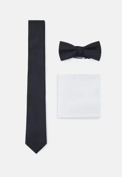 Pier One Prix Exclusifs SET – Cravate Cravates Et Nœuds Papillon Couleur Unie Homme