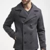 Pier One Prix Cassé Manteau Court Manteaux Col Revers Homme