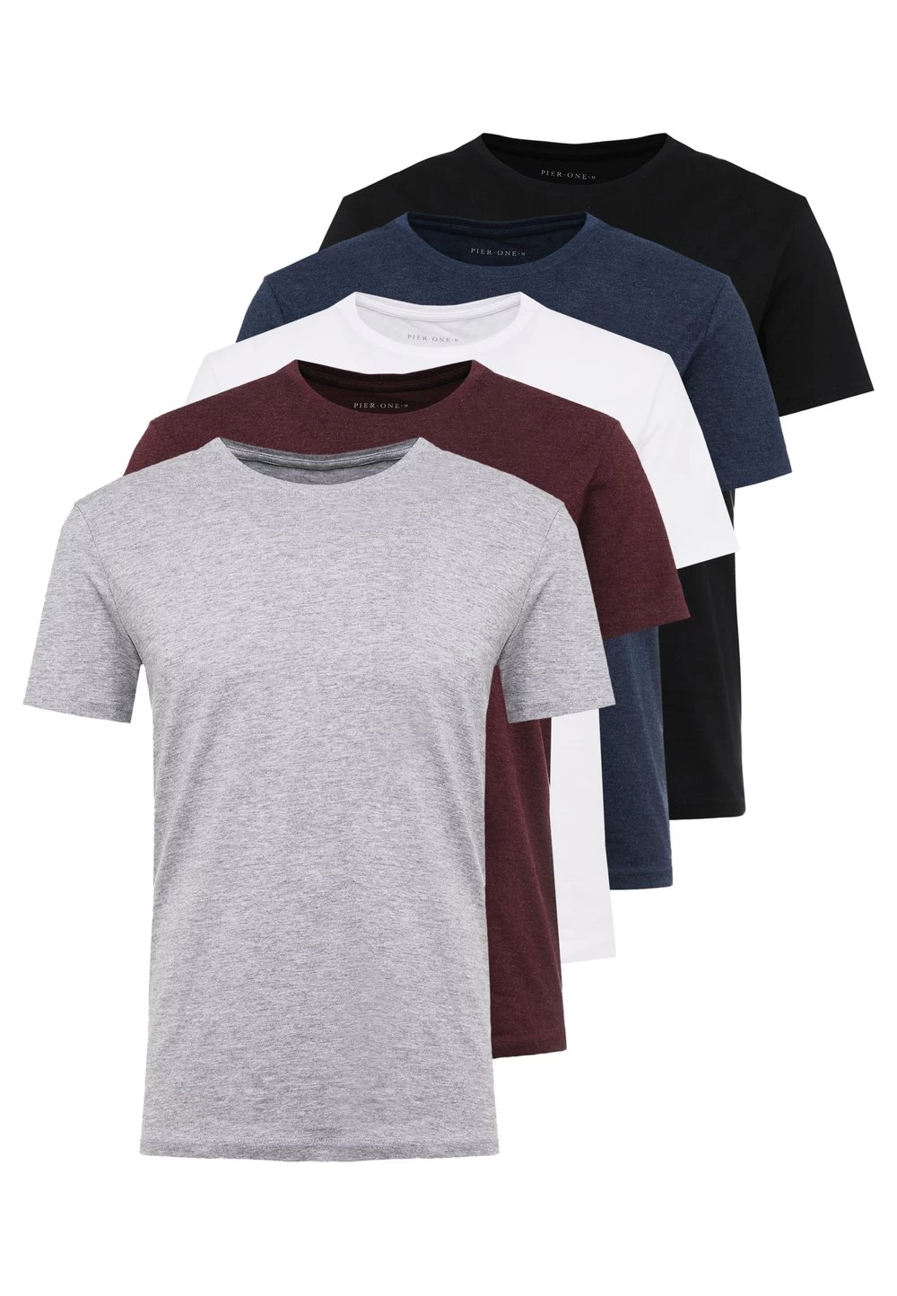 Prix Ourlé Pier One 5 PACK – T-shirt Basique T-shirts & Polos Col Rond Homme 16 Prix Ourlé Pier One 5 PACK – T-shirt Basique T-shirts & Polos Col Rond Homme – Image 16