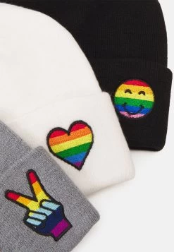 Meilleure Qualité Pier One PRIDE 3 PACK UNISEX – Bonnet Casquettes, Chapeaux Et Bonnets Chiné -Fashion Soldes fd353535df6546dfacfb9a6ba902fdd7